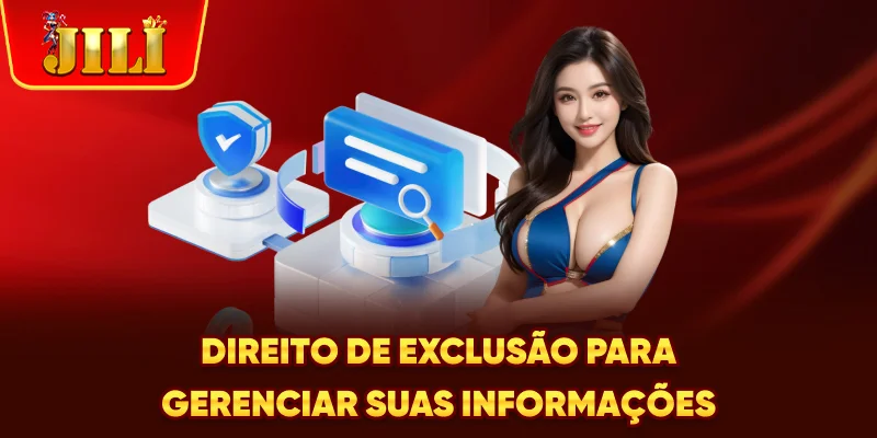 Direito de exclusão ajuda a controlar informações