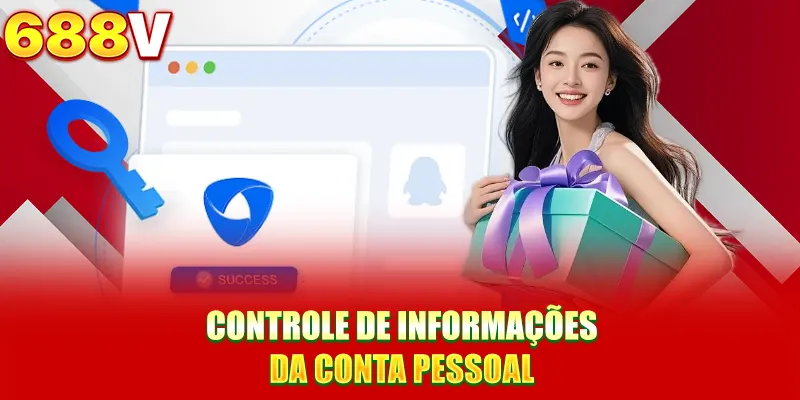 Controle de informações da conta pessoal